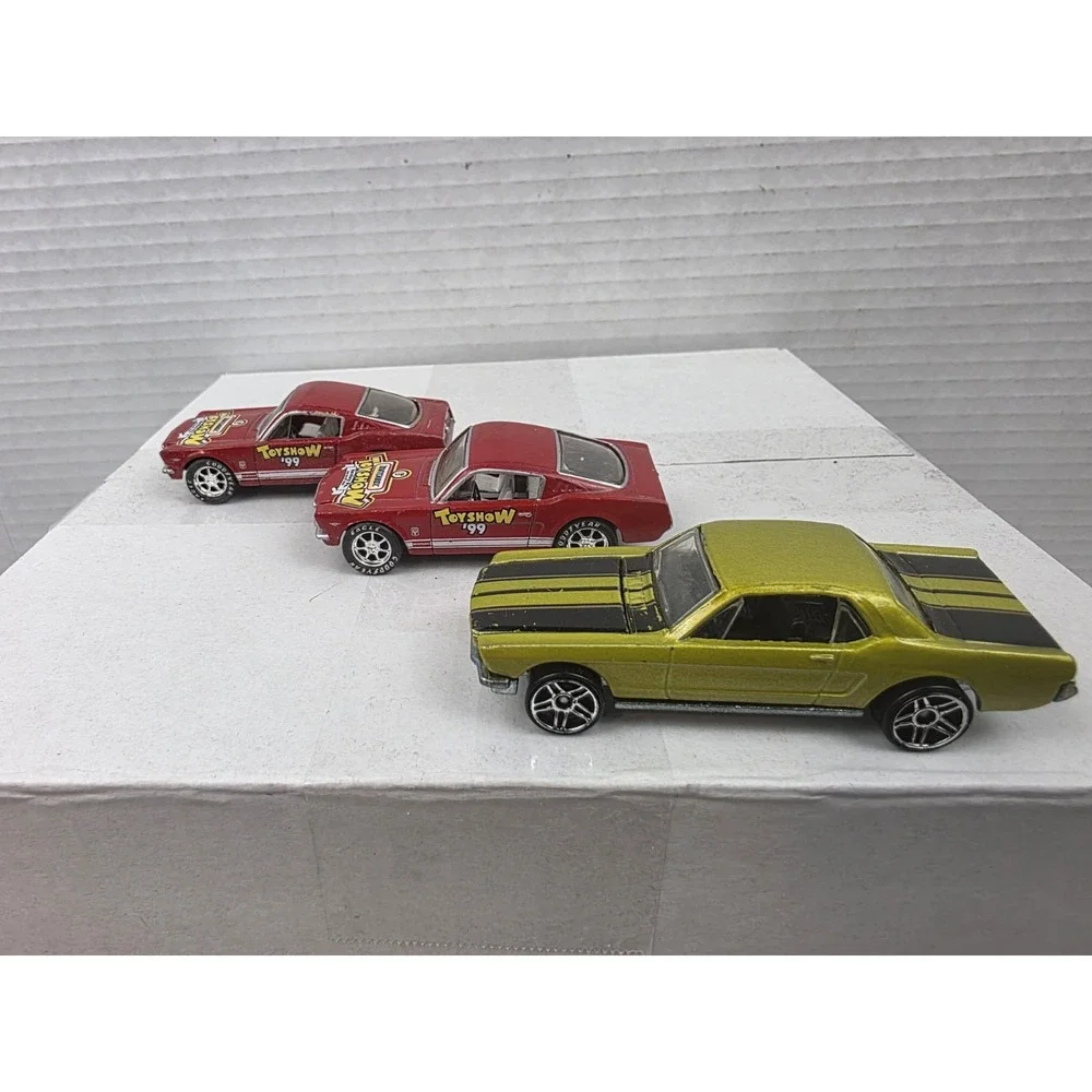 Vintage 1983 Hot Wheels 1998 Matchbox '65 Ford Mustang‎ GT Lot Of 3
